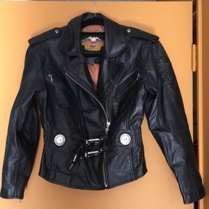 Vintage Harley-Davidson Leather Biker Jacket